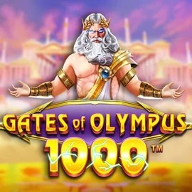 Gates of Olympus 1000 online game logo by Pragmatic Play on spinbetter-casino.eu